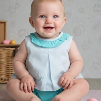 Mint Garden Diaper Set